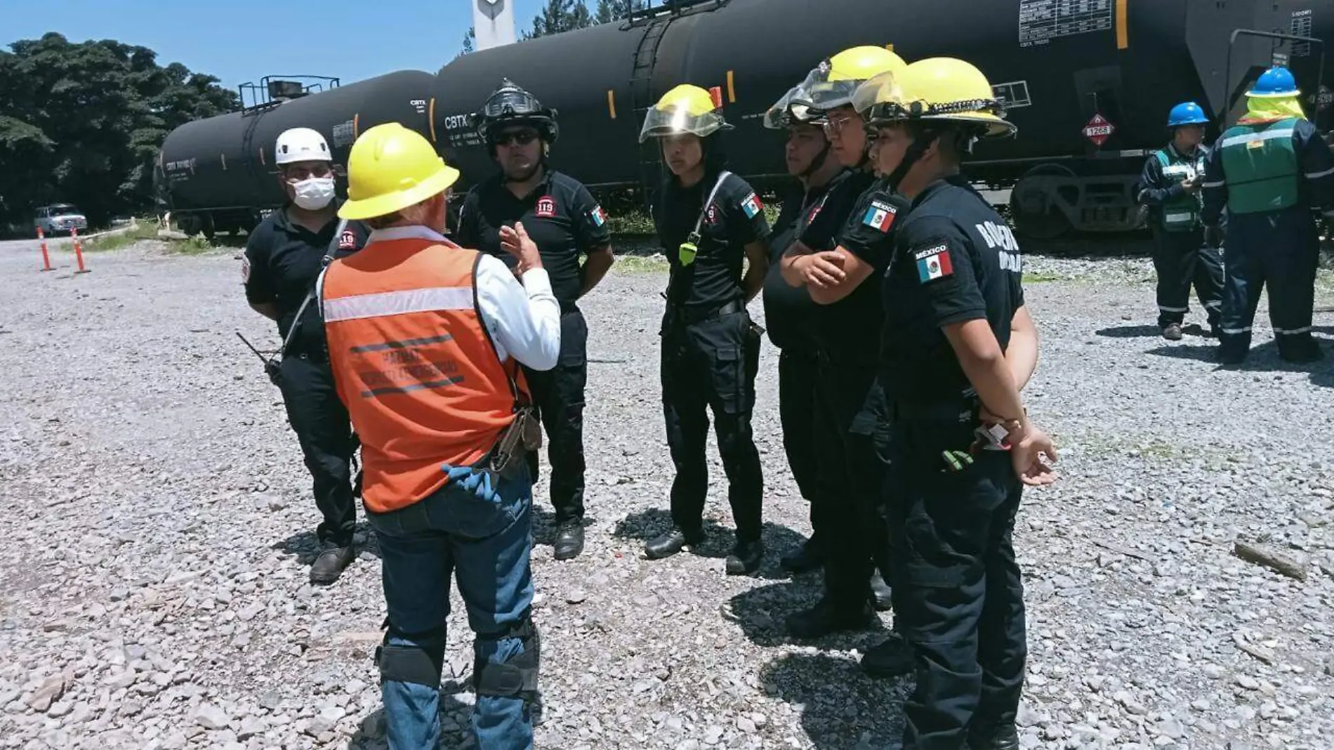 capacitación tren cortesía Central 119 Bomberos Orizaba (1)